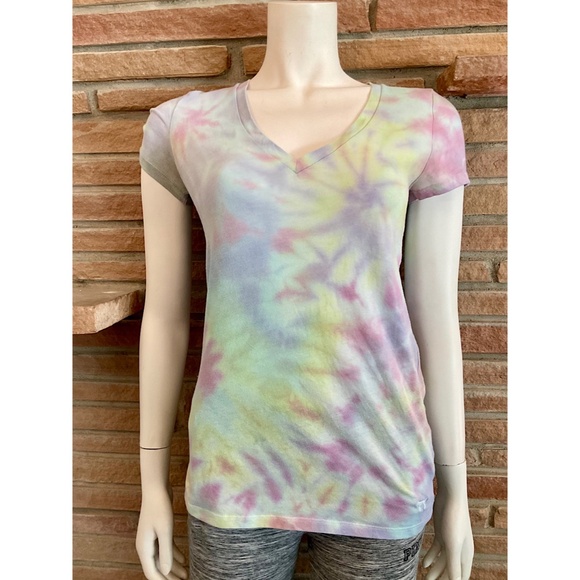 Pink By Victoria’s Secret Tie Dye Tee Shirt Sleep Shirt - Picture 1 of 7